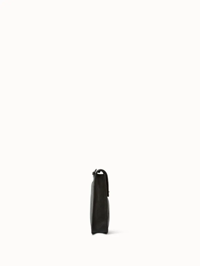 Little Anouk Messenger In Calf Leather Black Women Akris Messenger Bags