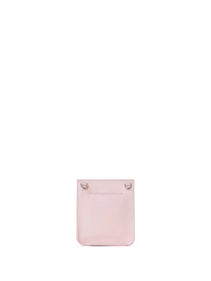 Little Anouk Messenger In Calf Leather Pale Rose Women Akris Messenger Bags