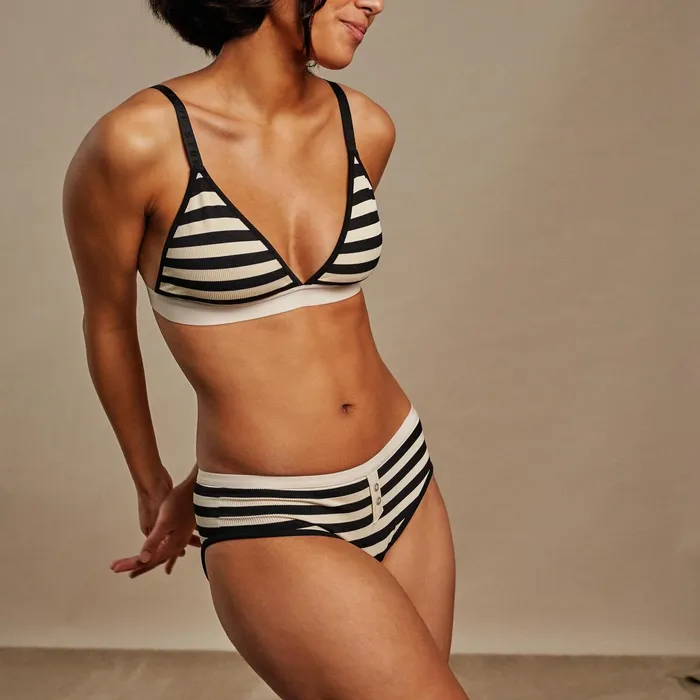 Love Stories Cup A To D Uma Bralette Black and White 8211 Women