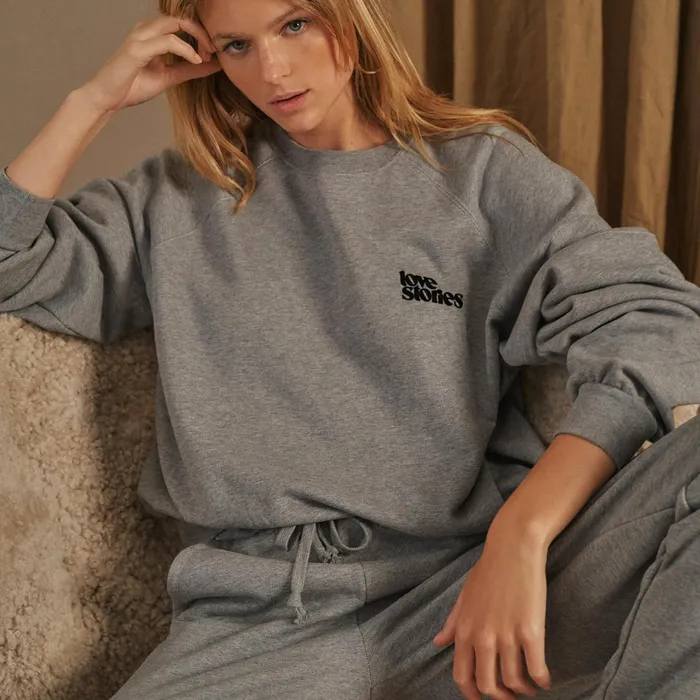 Love Stories Sweaters Skye Sweater Grey 8211 Women