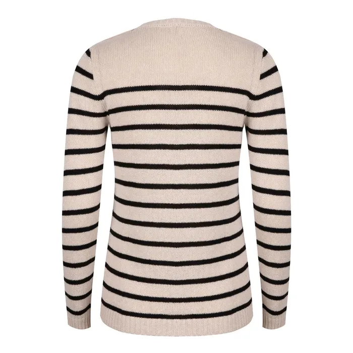 Love Stories Sweaters Zadie Sweater Black and White 8211 Women