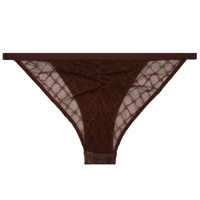 Love Stories Tanga Briefs Wild Rose Briefs Dark Brown 8211 Women
