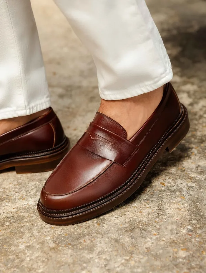 Mark Turkish Coffee Men Bobbies Loafers