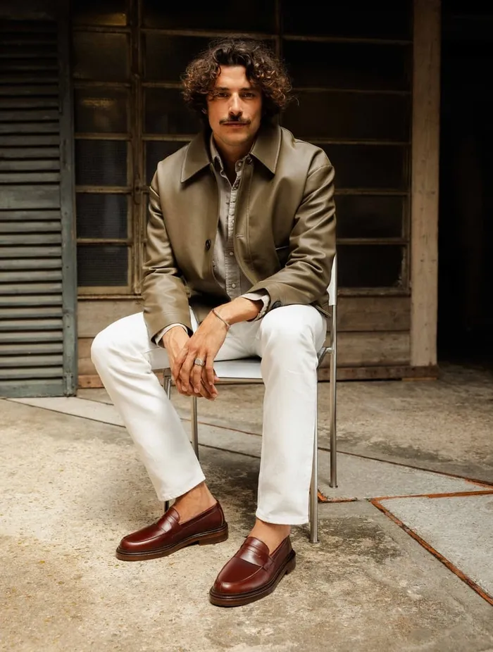 Mark Turkish Coffee Men Bobbies Loafers
