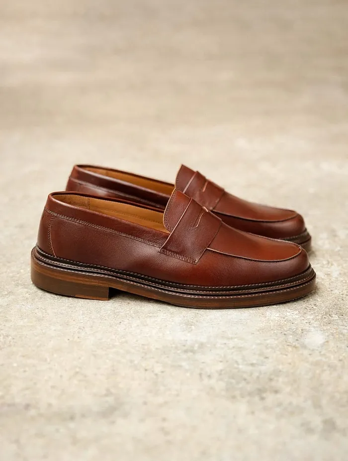 Mark Turkish Coffee Men Bobbies Loafers