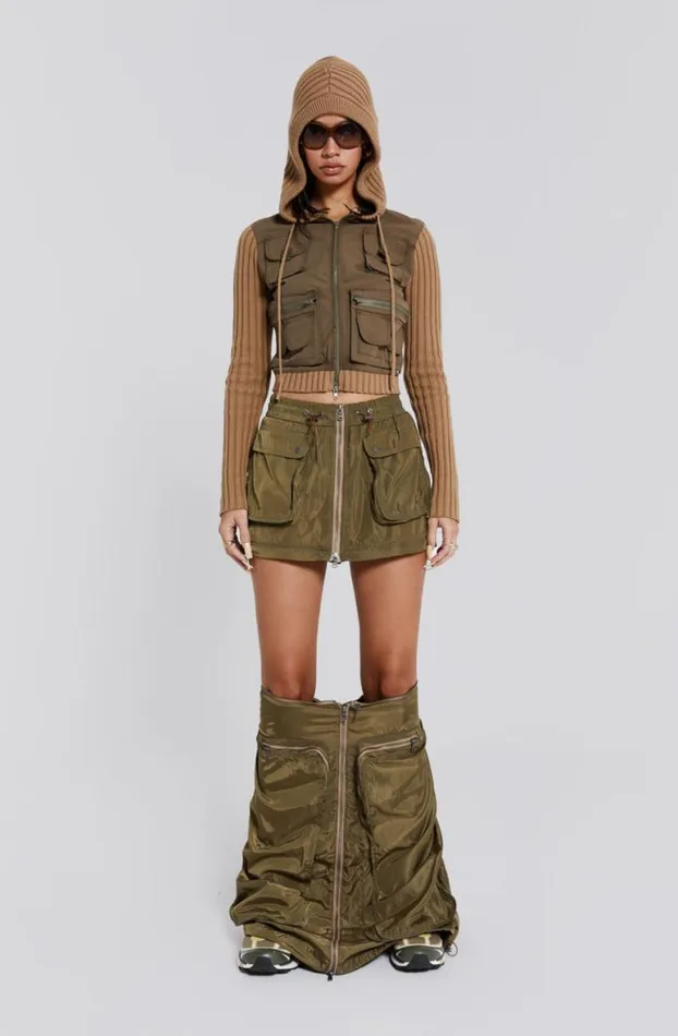 Maxi Skirts Women Jaded London Madison 2 In 1 Cargo Maxi Skirt