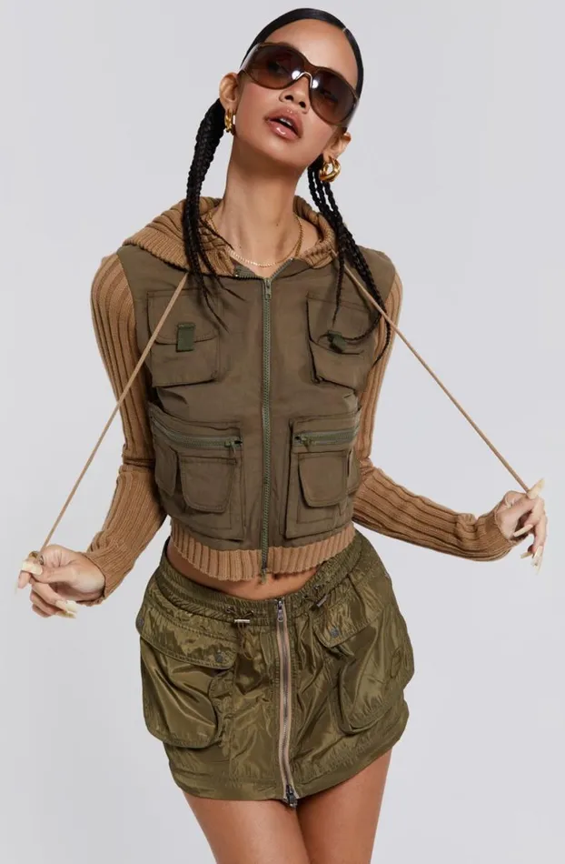 Maxi Skirts Women Jaded London Madison 2 In 1 Cargo Maxi Skirt