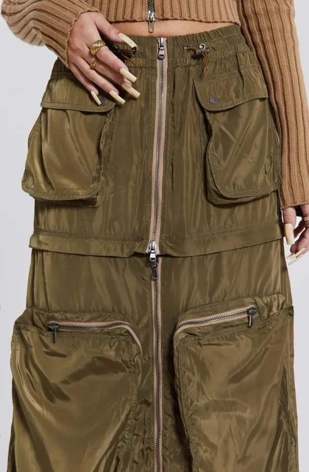 Maxi Skirts Women Jaded London Madison 2 In 1 Cargo Maxi Skirt