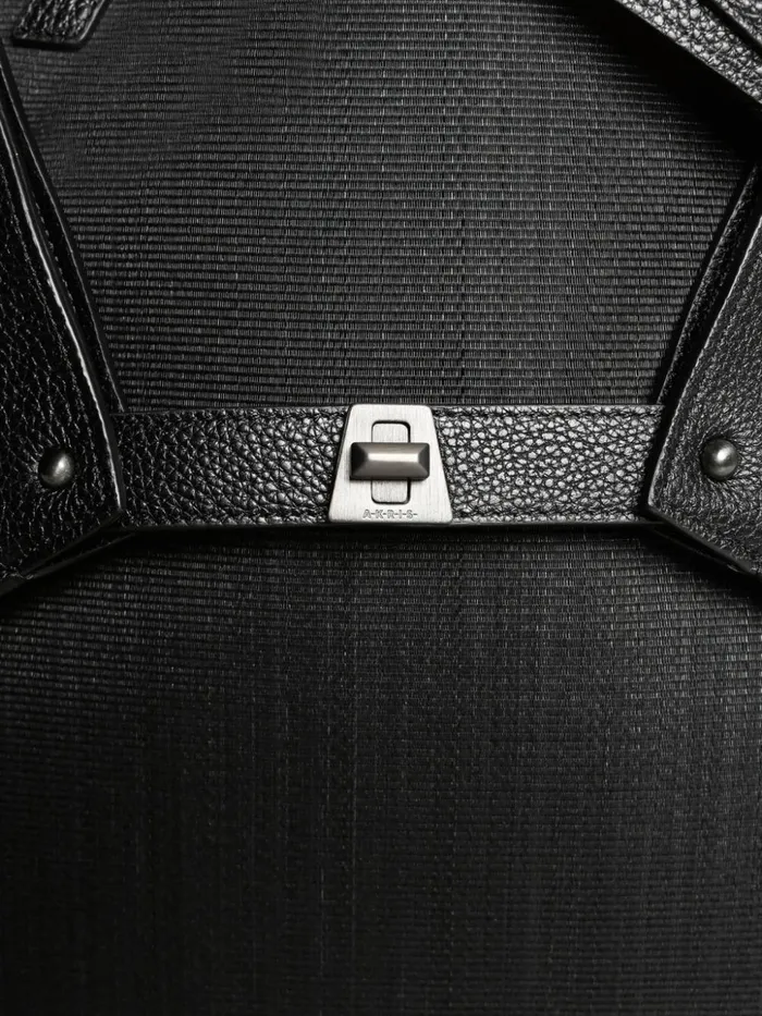 Medium Ai Shoulder Bag In Horsehair And Leather Black Women Akris Shoulder Bags