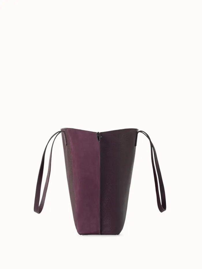 Medium Ai Shoulder Bag In Horsehair And Leather Burgundy Women Akris Shoulder Bags