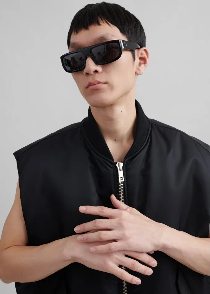 Men Astra Sleeveless Jacket 8211 Black The Frankie Shop Outerwear
