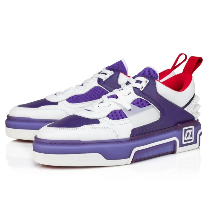 Men Astroloubi Sneakers 8211 Calf Leather And Nappa Leather 8211 Jacaranda Christian Louboutin Sneakers