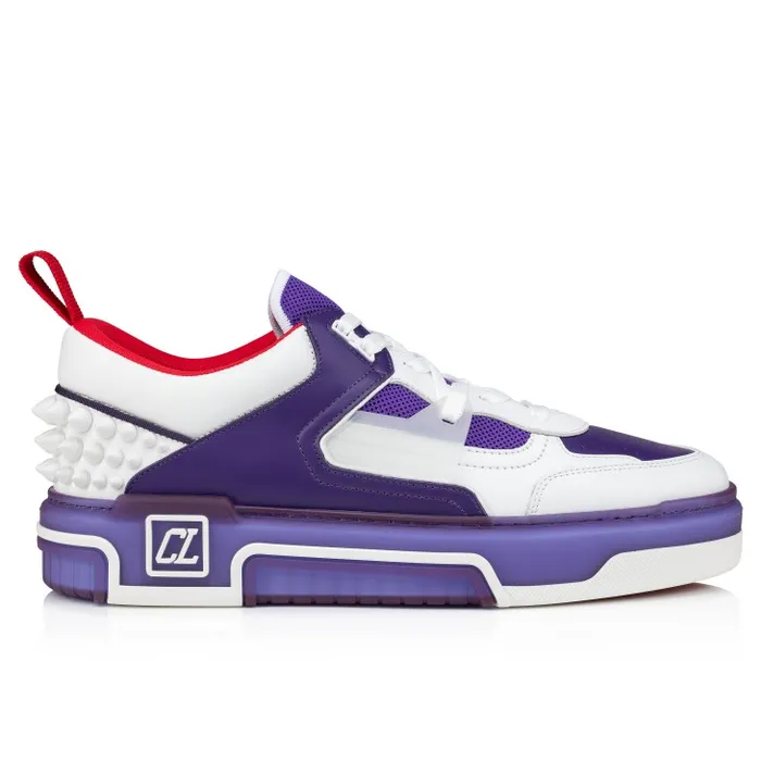 Men Astroloubi Sneakers 8211 Calf Leather And Nappa Leather 8211 Jacaranda Christian Louboutin Sneakers