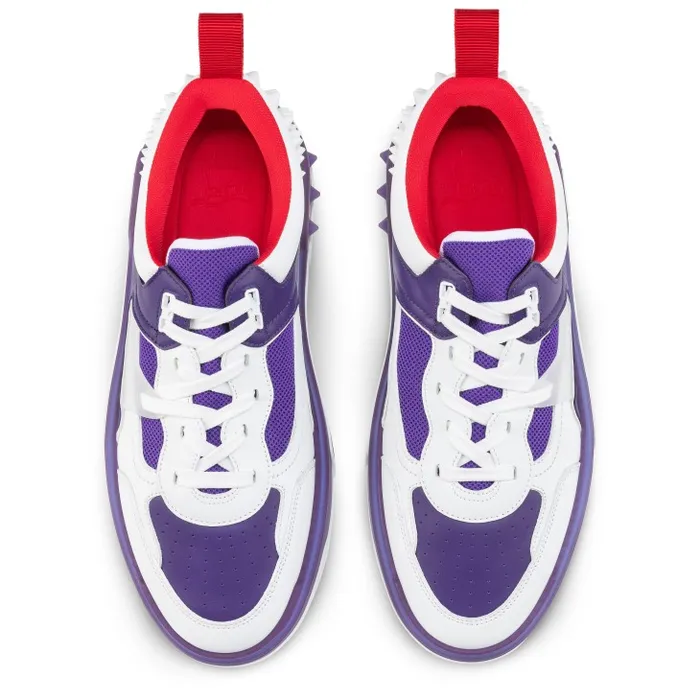 Men Astroloubi Sneakers 8211 Calf Leather And Nappa Leather 8211 Jacaranda Christian Louboutin Sneakers