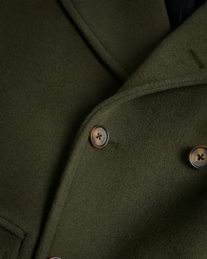 Men AVIN 8211 Longline Double Breasted Wool Coat Dark Green Ted Baker Coats and Jackets Men AVIN 8211 Longline Double Breasted Wool Coat Dark Green Ted Baker Coats and Jackets