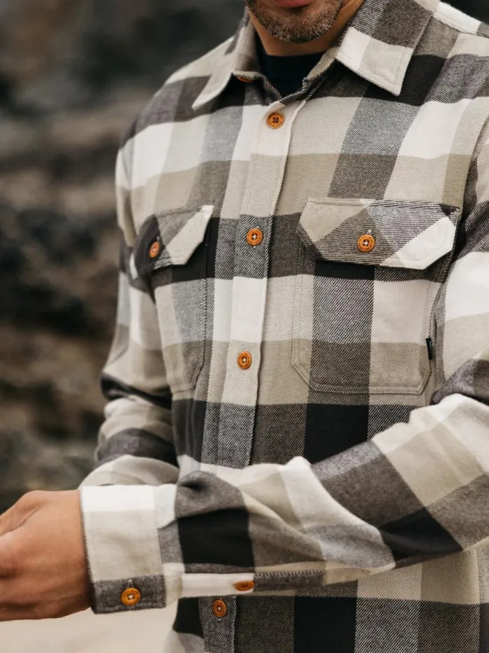 Men Beardsmore Shirt Willow Green Check Finisterre Shirts