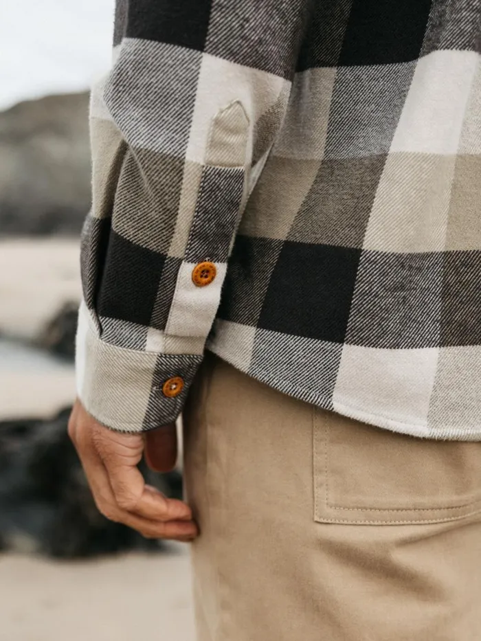 Men Beardsmore Shirt Willow Green Check Finisterre Shirts