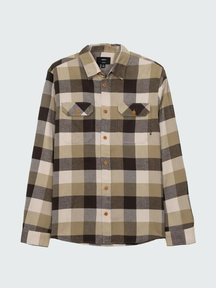 Men Beardsmore Shirt Willow Green Check Finisterre Shirts