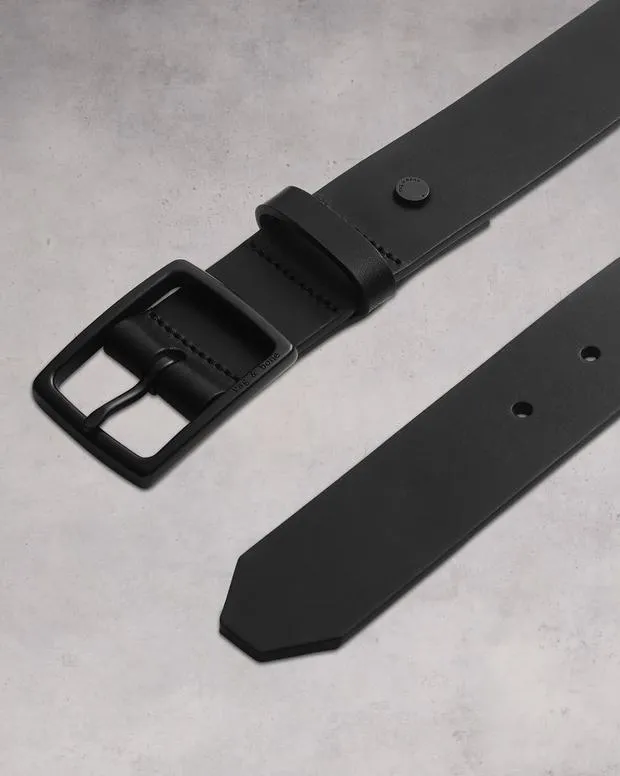 Men Belts Rag and Bone Rugged Belt Black