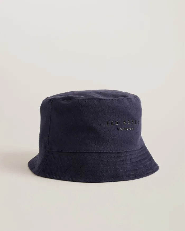 Men BENNJIE 8211 Branded Bucket Hat Navy Ted Baker Hats and Caps Men BENNJIE 8211 Branded Bucket Hat Navy Ted Baker Hats and Caps