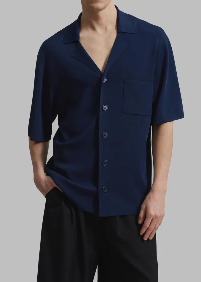 Men Benson Polo 8211 Navy The Frankie Shop Tops