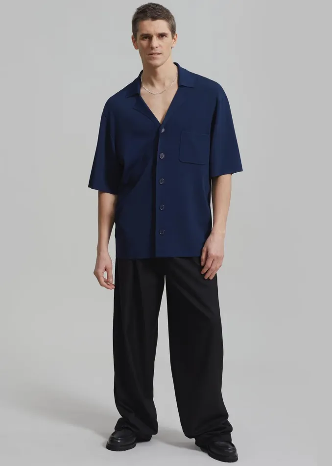 Men Benson Polo 8211 Navy The Frankie Shop Tops