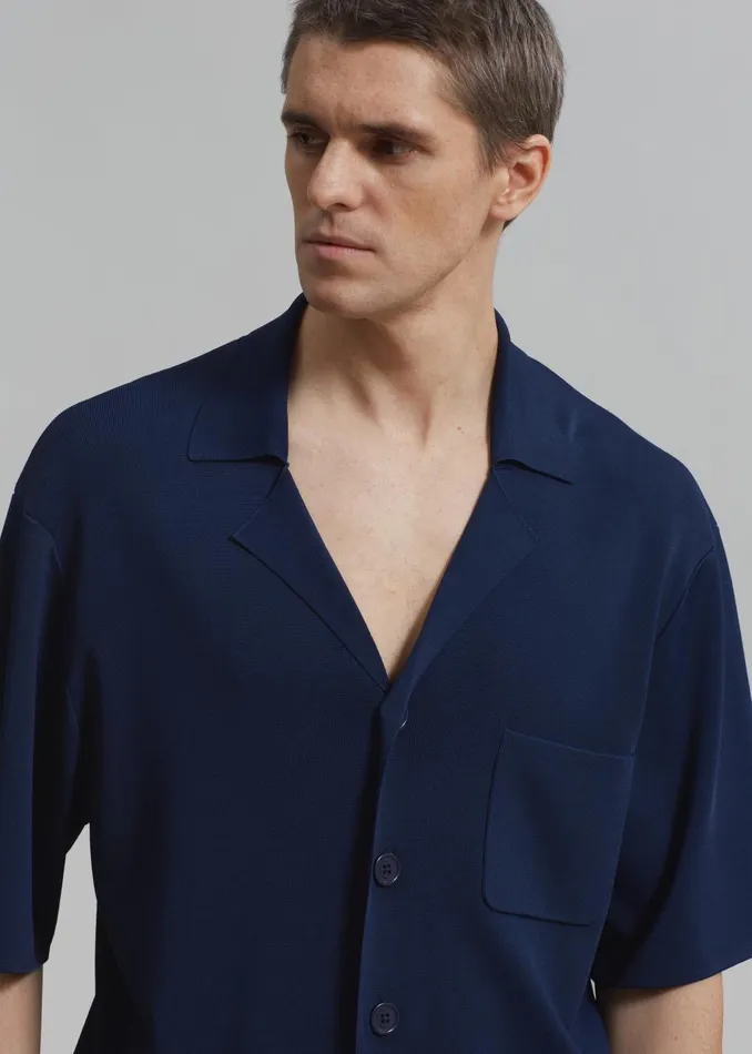 Men Benson Polo 8211 Navy The Frankie Shop Tops