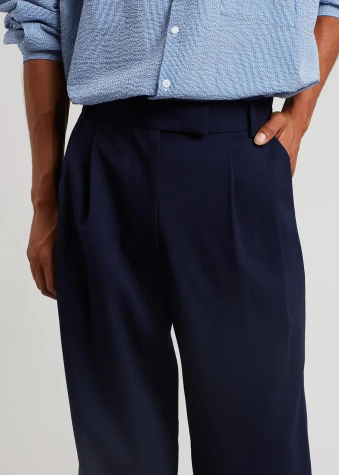 Men Beo Suit Pants 8211 Blue The Frankie Shop Bottoms