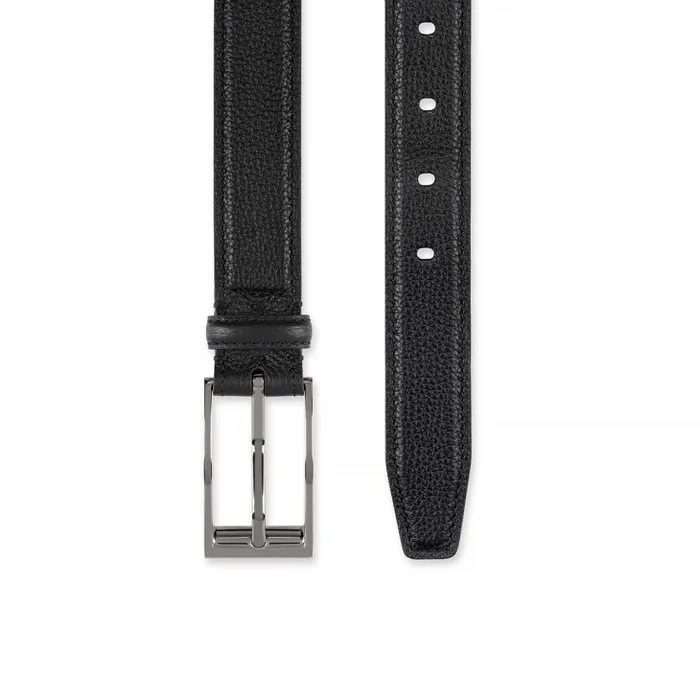 Men Bizzbelt Belt 8211 Grained Calf Leather 8211 Black Christian Louboutin Belts