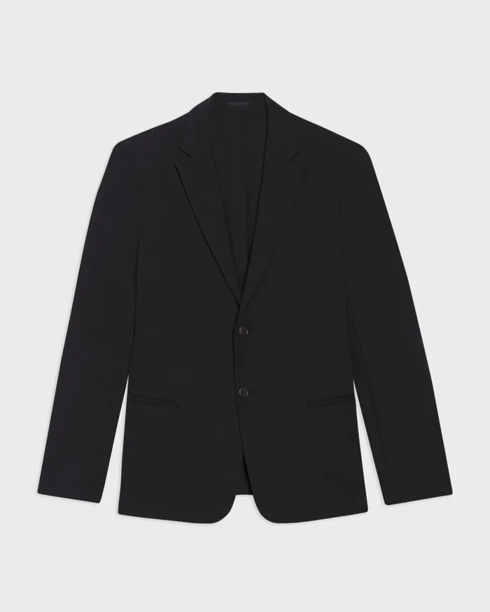 Men Blazers Jackets Theory Clinton Blazer In Precision Ponte Black
