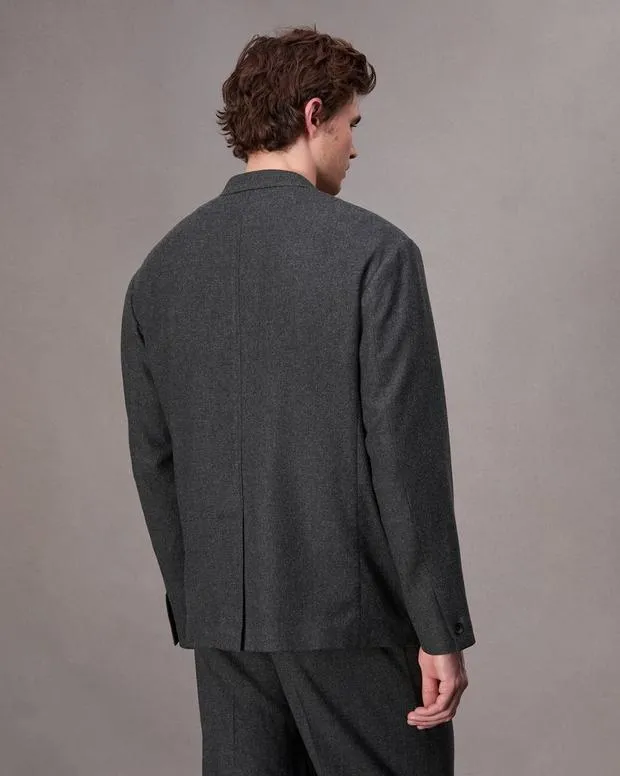 Men Blazers Rag and Bone Shift Flannel Blazer Heather Grey