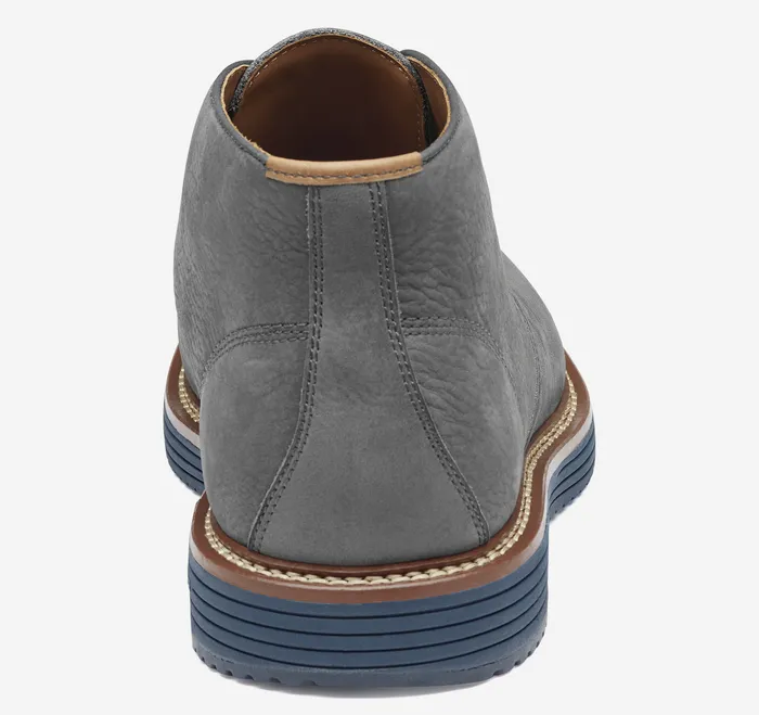 Men Boots Johnston and Murphy Upton Chukka Gray Nubuck