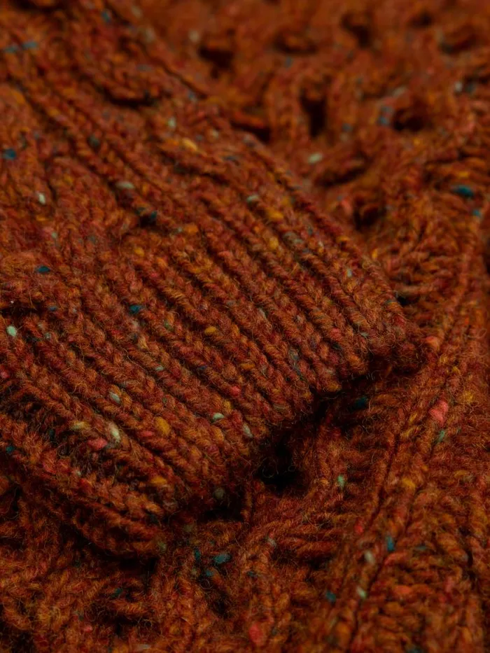Men Cabet Jumper Copper Finisterre Knitwear