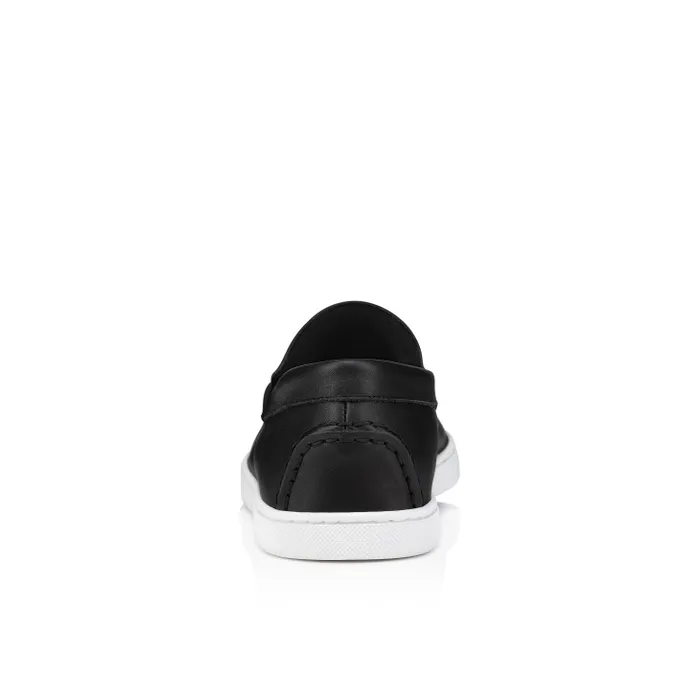 Men Chambeliboat Boat Shoes 8211 Calf Leather 8211 Black Christian Louboutin Sneakers