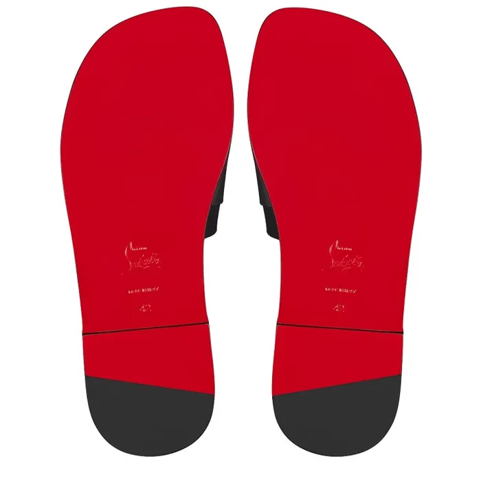 Men Chambelimule Mules 8211 Calf Leather 8211 Black Christian Louboutin Sandals and Espadrilles