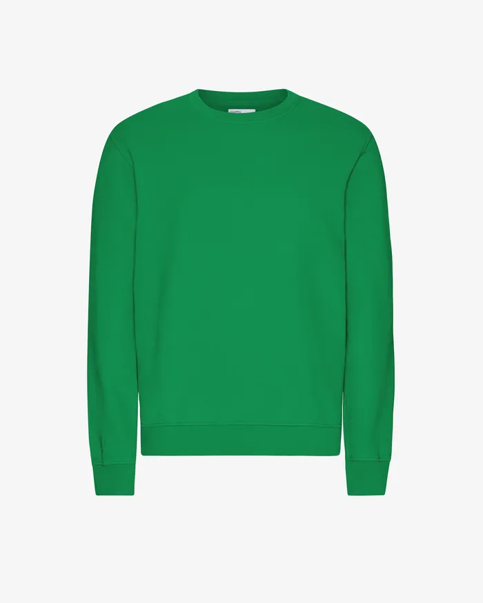 Men Classic Organic Crew 8211 Kelly Green Crewneck Sweatshirts Colorfulstandard