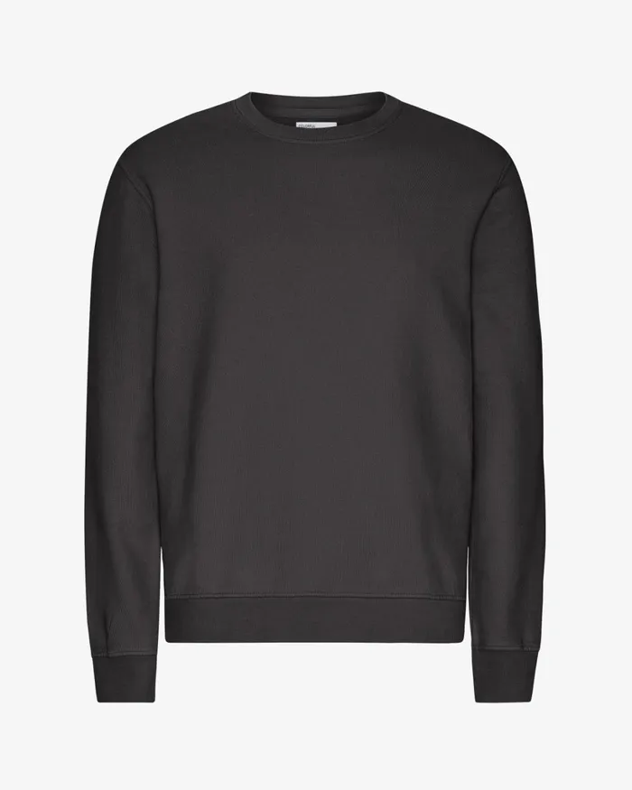 Men Classic Organic Crew Lava Grey Colorful Standard Crewneck Sweatshirts