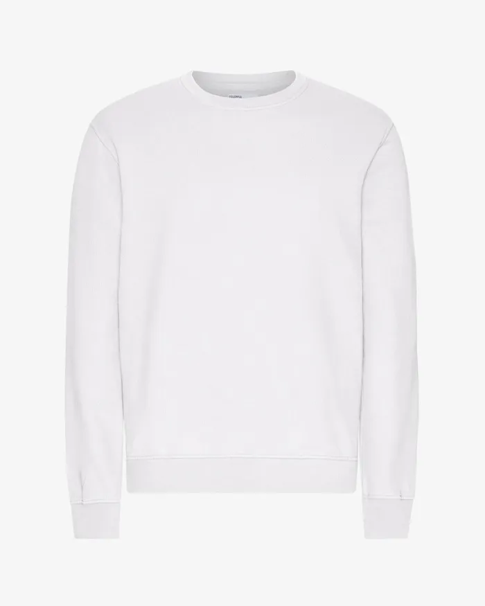 Men Classic Organic Crew Optical White Colorful Standard Crewneck Sweatshirts