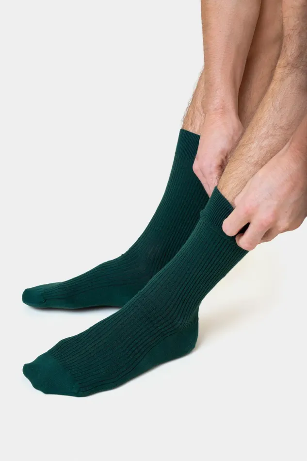 Men Classic Organic Sock Soft Lavender Colorful Standard Socks and