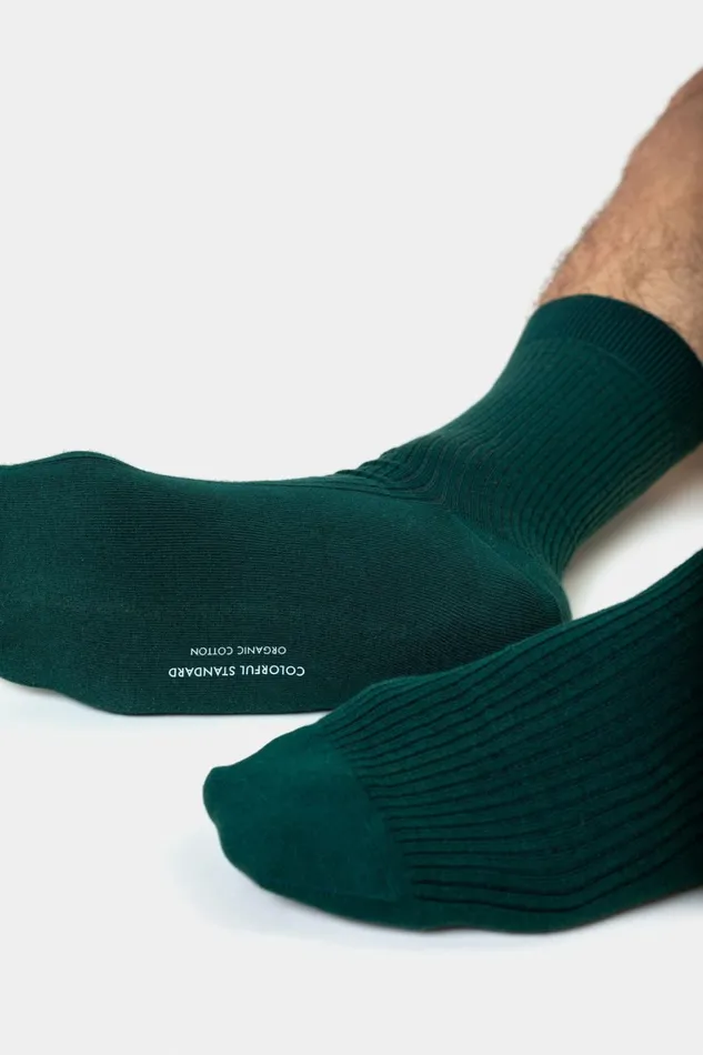 Men Classic Organic Sock Soft Lavender Colorful Standard Socks and