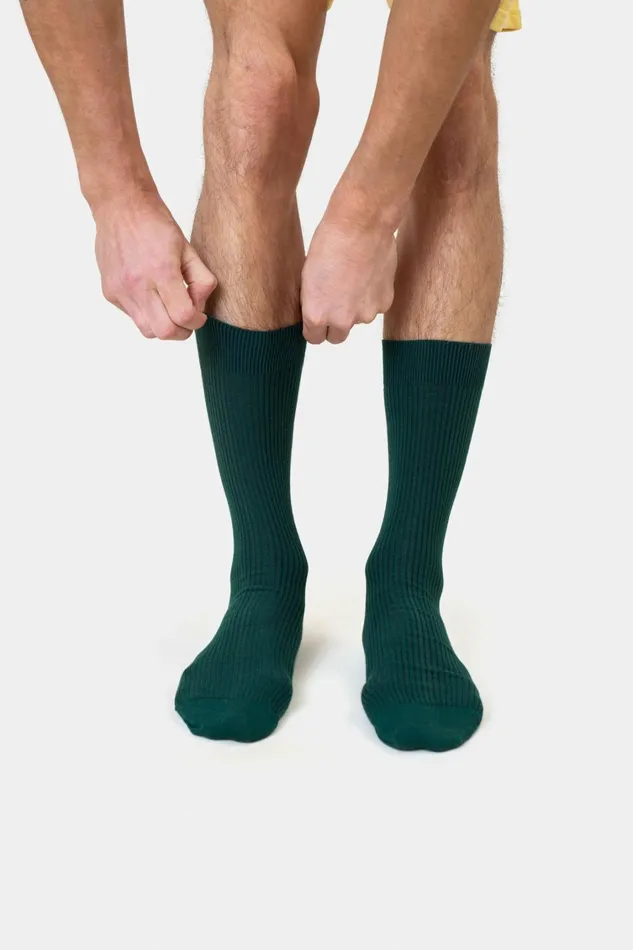 Men Classic Organic Sock Soft Lavender Colorful Standard Socks and