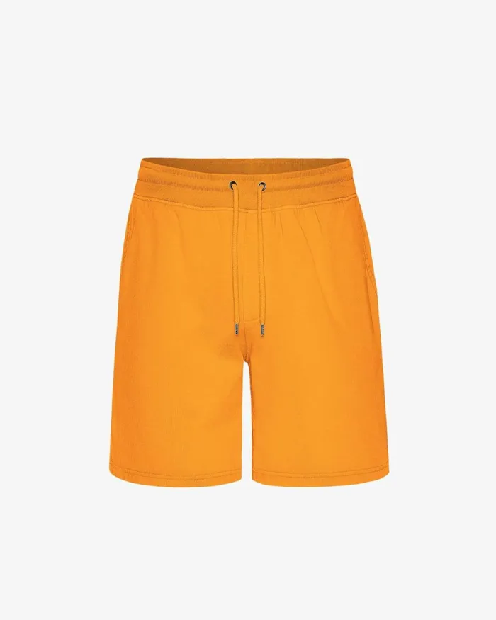 Men Classic Organic Sweatshorts Sunny Orange Colorful Standard Shorts
