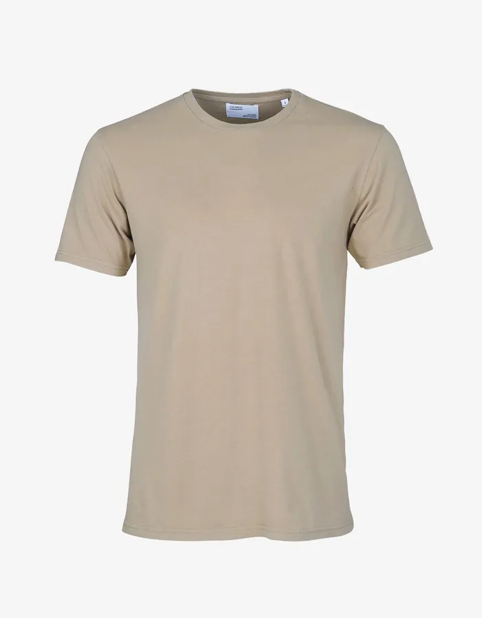 Men Classic Organic Tee 8211 Oyster Grey TShirts Colorfulstandard