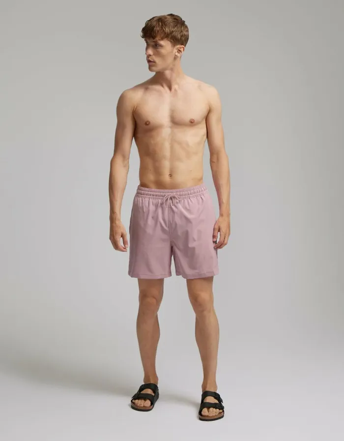 Men Classic Swim Shorts Hunter Green Colorful Standard Shorts