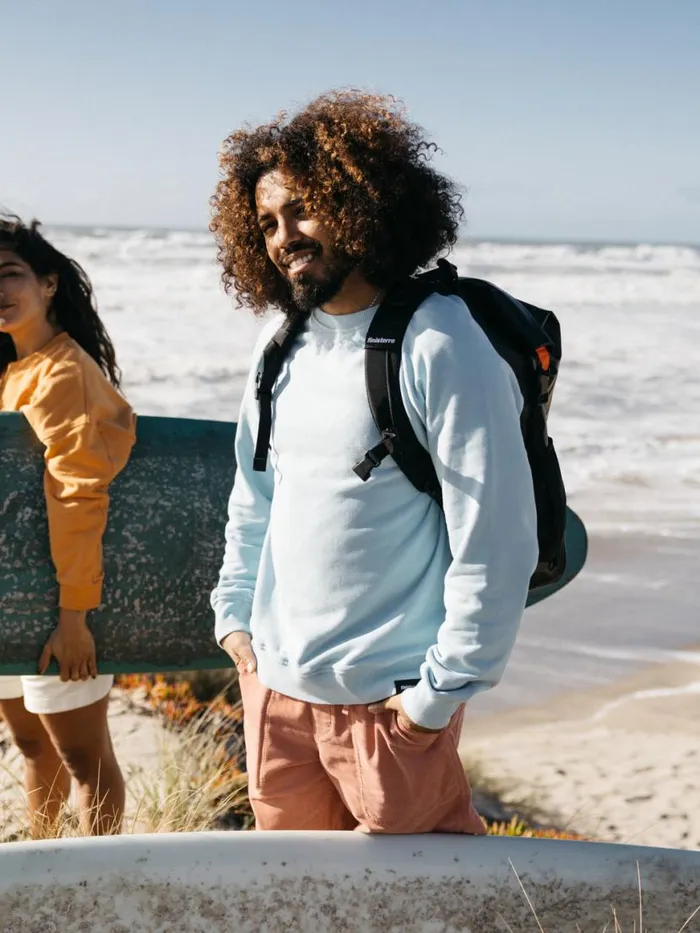 Men Coho Sweatshirt Sky Finisterre Sweatshirts and Hoodies