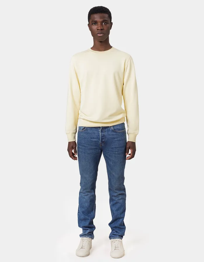 Men Crewneck Sweatshirts Colorfulstandard Classic Organic Crew 8211 Pine Green