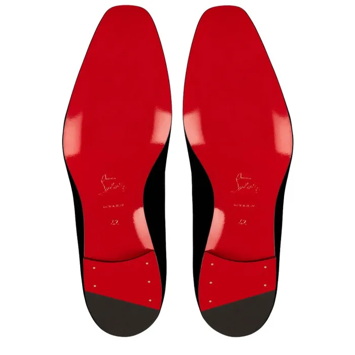 Men Dandelion Loafers 8211 Velvet 8211 Black Christian Louboutin Loafers and Moccasins