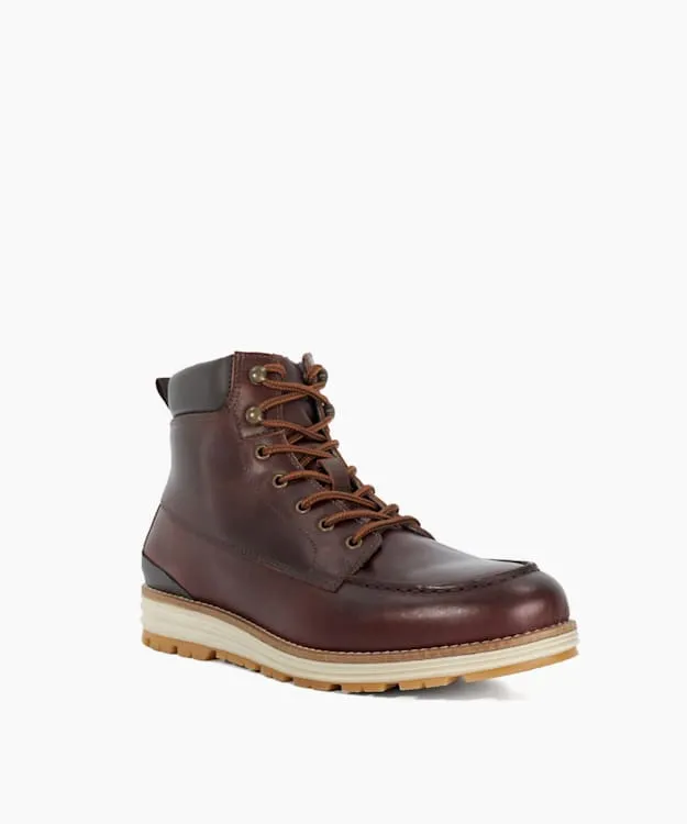 Men Dune London Brown Boots Hiker Boots Brown