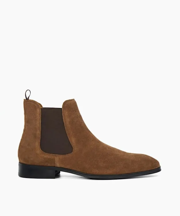 Men Dune London Chelsea Boots Wide Fit Chelsea Boots Brown