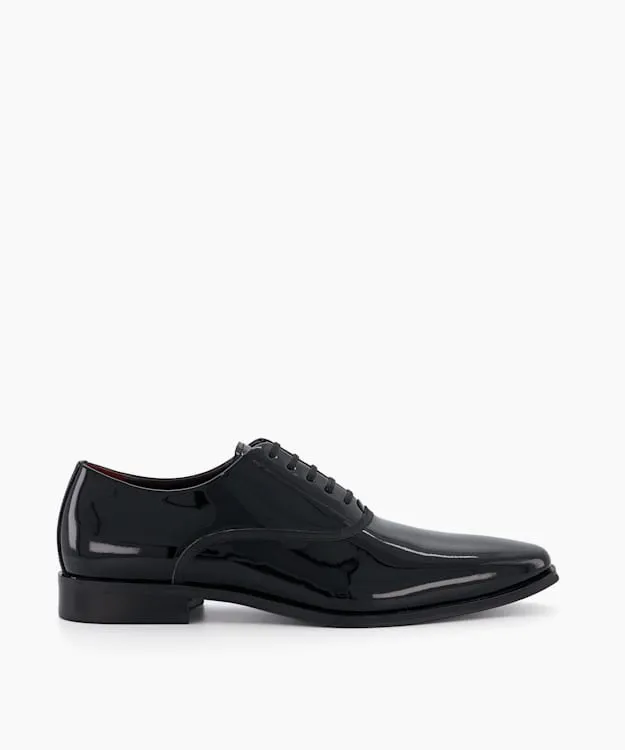 Men Dune London Smart Shoes PatentLeather Oxford Shoes Black